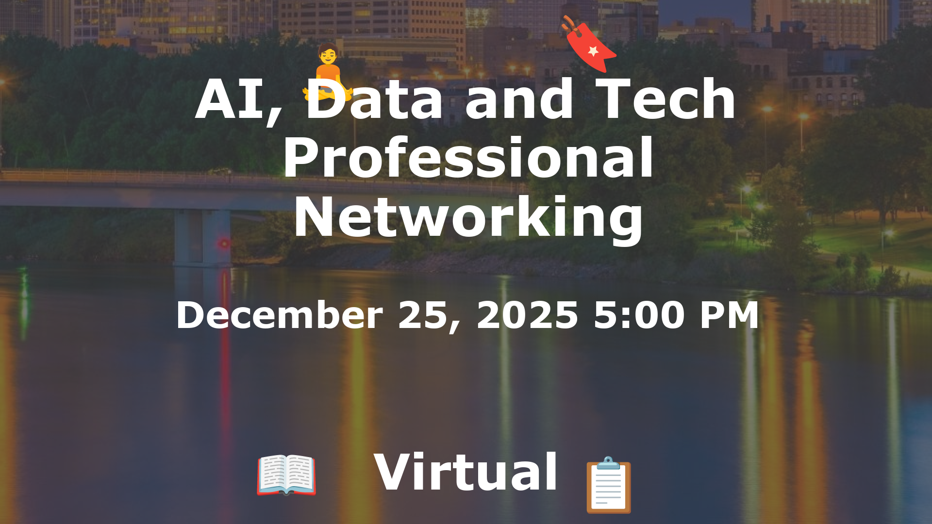 AI, Data and Tech Professional Networking event image